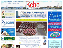 Tablet Screenshot of echolubonia.pl